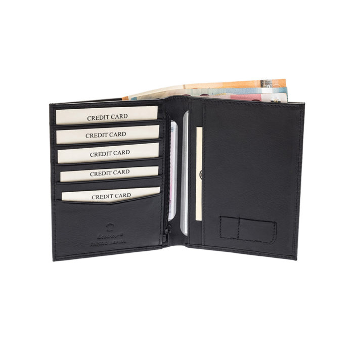 LAVOR 3311 Μαύρο Πορτοφόλι Ταυτότητας Διαβατηρίου