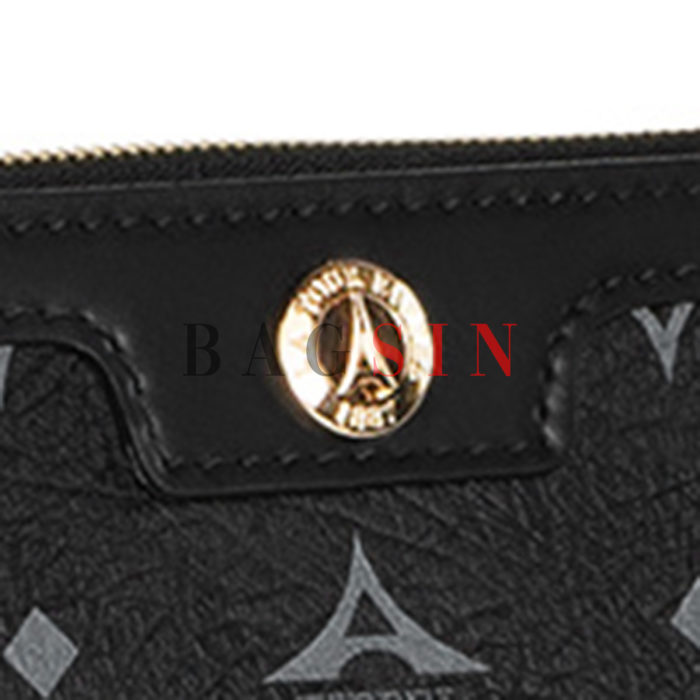 Τσάντα Ώμου – Φάκελος Με Λαβή La Tour Eiffel Monogram 36-151006 Μαύρη