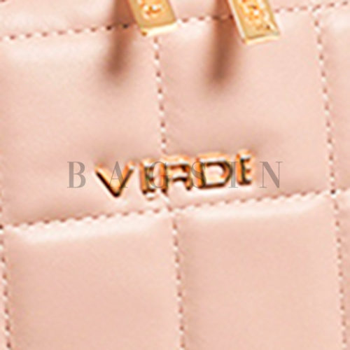 Σακίδιο Πλάτης Καπιτονέ Με Αλυσίδα Verde Backpack 16-6375 Ροζ