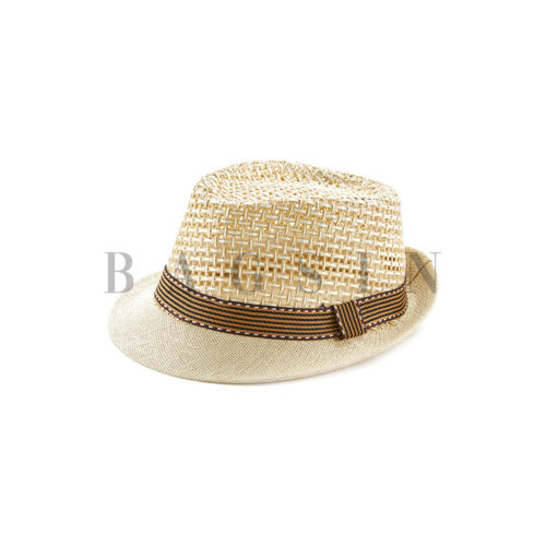 Καπέλο Ψάθινο Με Κορδέλα Verde 05-0696 Μπεζ