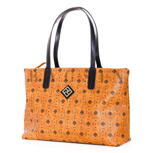 Τσάντα Ώμου Shopper Τριθέσια Με Λογότυπο Pierro 90793PM Ταμπά